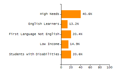 Organization Total Enrollment percentage chart