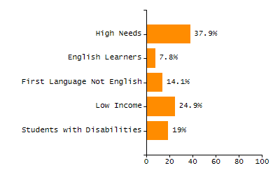 Organization Total Enrollment percentage chart