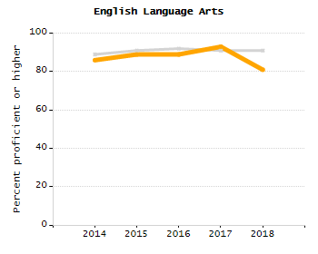 Bar chart showing selected student populations. Students with Disabilities: 20.6%, Low Income: 32%, First Language Not English: 8.9%, English Learners: 3.9%, High Needs: 45.6%.